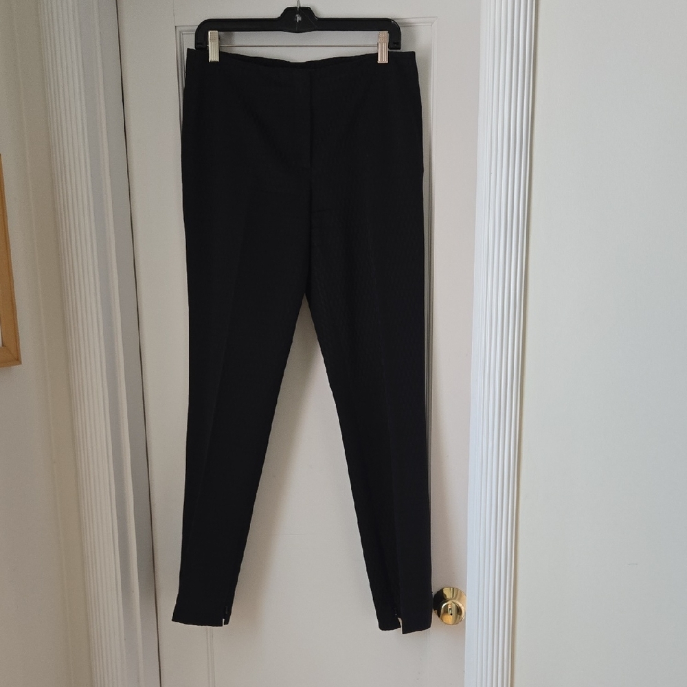 Kenneth Cole Black Straight Leg Pants